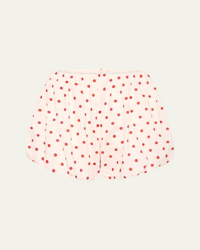 Aurelia Polka-Dot Bloomer Shorts